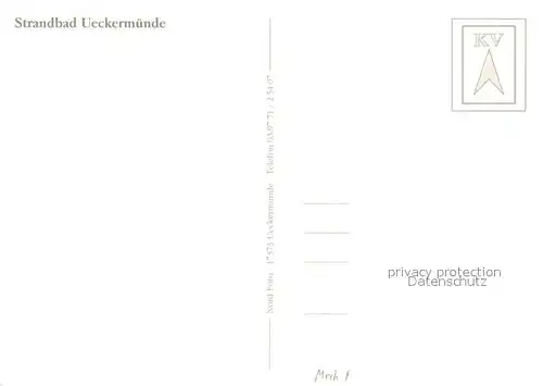 AK / Ansichtskarte Ueckermuende_Mecklenburg_Vorpommern ueckermuendung Strandhalle Am Strand Promenade Ueckermuende_Mecklenburg