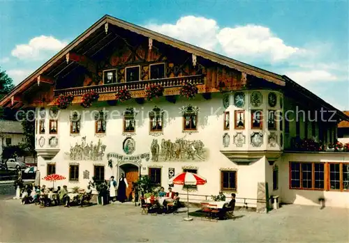 AK / Ansichtskarte Bernau_Chiemsee Gasthof zum alten Wirt Bernau Chiemsee