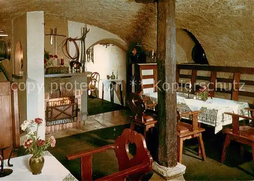 AK / Ansichtskarte Biebelried Hotel Leicht Gaststube Biebelried