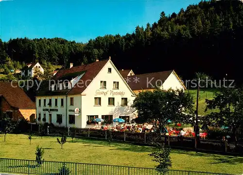 AK / Ansichtskarte Hirschbach_Oberpfalz Gasthof Pension Norissteig Hirschbach Oberpfalz