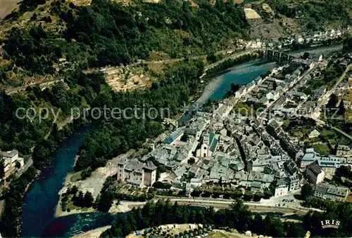 AK / Ansichtskarte Entraygues la Jolie Vue generale aerienne 