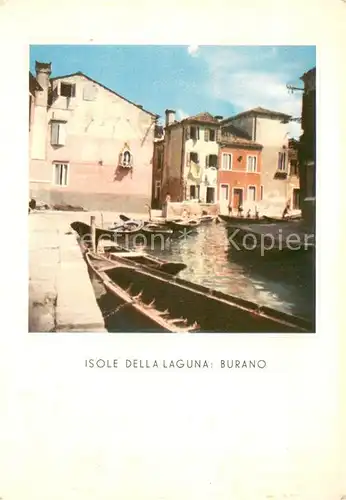 AK / Ansichtskarte Burano Isole della Laguna Burano