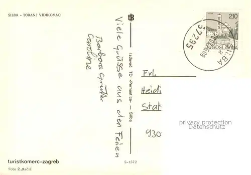 AK / Ansichtskarte Silba_Insel Toranj Vidikovac 