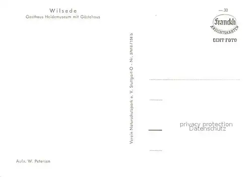 AK / Ansichtskarte Wilsede_Lueneburger_Heide Gasthaus Heidemuseum mit Gaestehaus Wilsede_Lueneburger_Heide