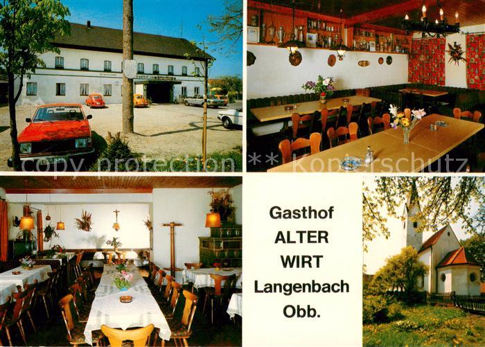 AK / Ansichtskarte Langenbach_Oberfranken Gasthof Alter ...