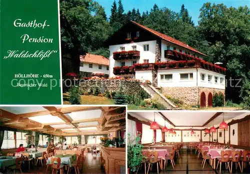 AK / Ansichtskarte Neukirchen_Heilig_Blut Gasthof Pension Waldschloessl Restaurant Neukirchen_Heilig_Blut