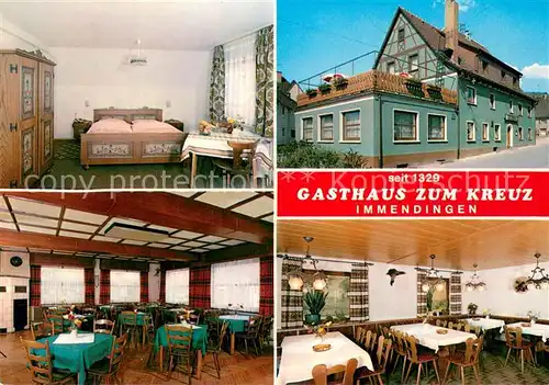 AK / Ansichtskarte Immendingen Gasthaus zum Kreuz Restaurant Fremdenzimmer Immendingen