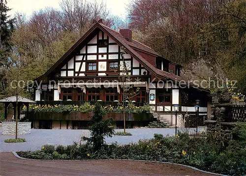 AK / Ansichtskarte Fischbach_Maintaunus Cafe Restaurant Zum froehlichen Landmann Fachwerkhaus Fischbach Maintaunus