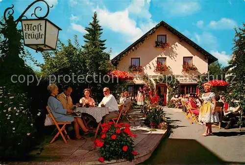 AK / Ansichtskarte Bad_Woerishofen Gasthaus Ausschank Mostkruegle Terrasse Bad_Woerishofen
