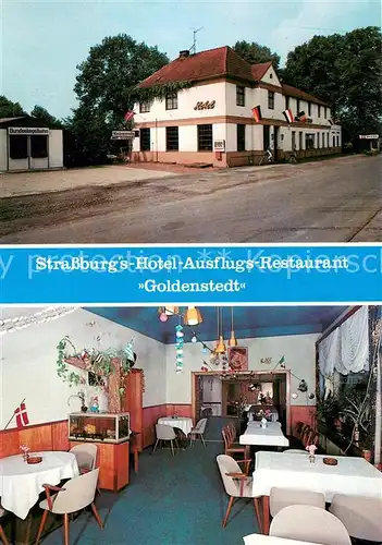 AK / Ansichtskarte Goldenstedt Strassburg s Hotel Ausflugs Restaurant Goldenstedt