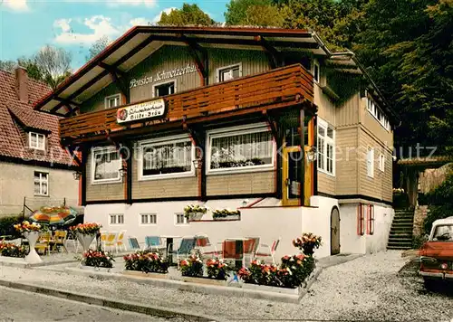 AK / Ansichtskarte Bad_Lauterberg Cafe Pension Schweizerhaus Bad_Lauterberg