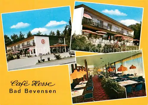 AK / Ansichtskarte Bad_Bevensen Cafe Hesse Konditorei Bad_Bevensen