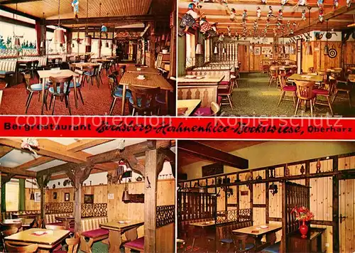 AK / Ansichtskarte Hahnenklee Bockswiese_Harz Bergrestaurant Bocksberg Hahnenklee Bockswiese