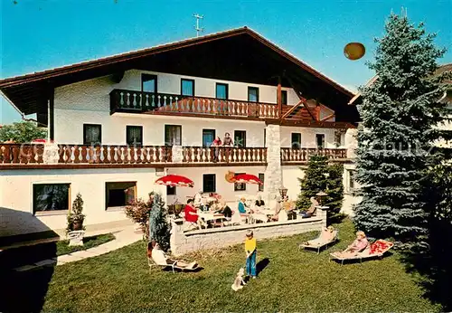 AK / Ansichtskarte Hellmannsberg_Waging_See Gasthof Pension Schweizerhof Hellmannsberg_Waging_See