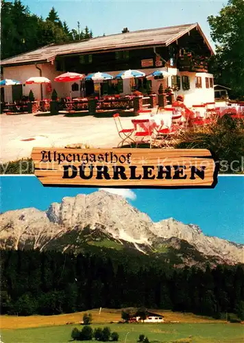 AK / Ansichtskarte Hintergern Alpengasthof Duerrlehen Panorama Hintergern