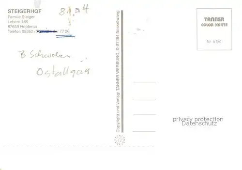 AK / Ansichtskarte Hopferau Steigerhof Dorfstrasse Aggenstein Hopfensee Schloss Neuschwanstein Ruinen Frey und Eisenberg Schloss Hopferau Hopferau