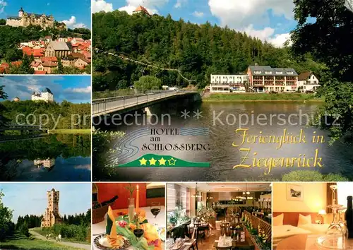 AK / Ansichtskarte Ziegenrueck Hotel am Schlossberg Gastraeume Zimmer Schloss Ziegenrueck