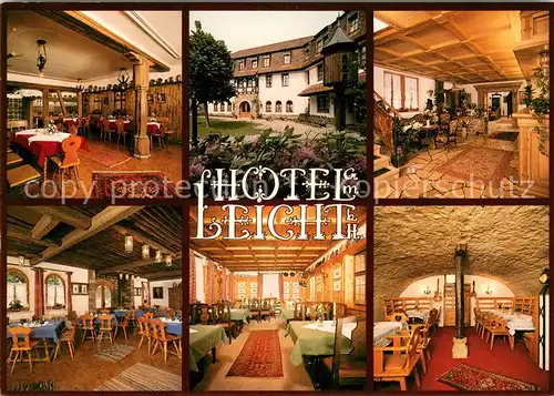 AK / Ansichtskarte Biebelried Hotel Leicht Gastraeume Gewoelbekeller Biebelried