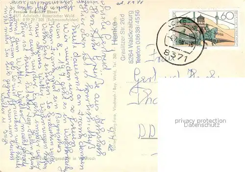 AK / Ansichtskarte Achslach Pension Benedikt Ebner Achslach