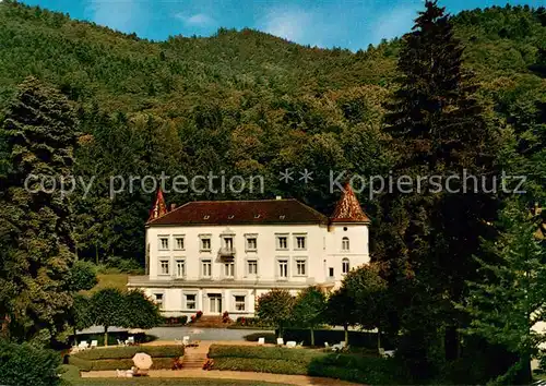 AK / Ansichtskarte Badenweiler Sanatorium Schloss Hausbaden Badenweiler