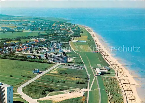 AK / Ansichtskarte Cuxhaven_Doese_Nordseebad Strandgebiet Fliegeraufnahme Cuxhaven_Doese_Nordseebad