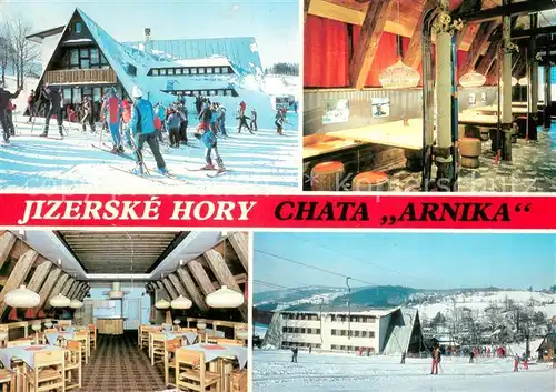 AK / Ansichtskarte Jizerske_hory Lyzarske stredisko Severak Chata Arnika Janov Hrabetice Jizerske hory
