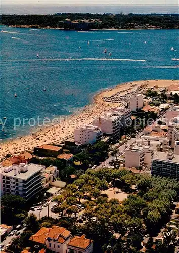 AK / Ansichtskarte Cannes_Alpes Maritimes Place de lEtang et lIle Sainte Marguerite Vue aerienne Cannes Alpes Maritimes
