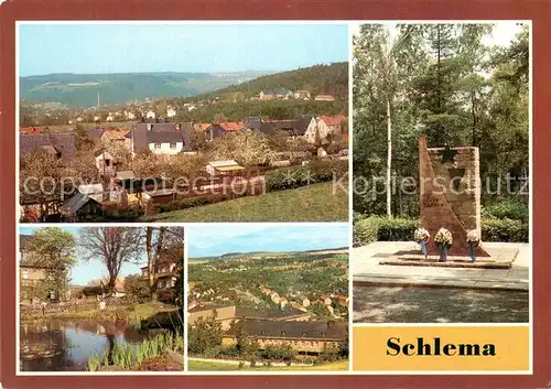 AK / Ansichtskarte Schlema_Bad Panorama Mahnmal Parkanlage uebersicht Schlema_Bad