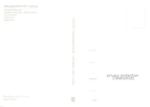 AK / Ansichtskarte Neugersdorf_Sachsen Umgebindehaus Jugendherberge Albert Funk Spreequelle Poliklinik Volksbad Neugersdorf Sachsen