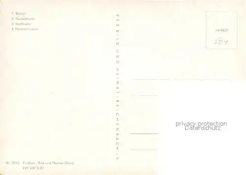 AK / Ansichtskarte Arnstadt_Ilm Riedtor Neideckturm Bachkirche Heimatmuseum Arnstadt_Ilm