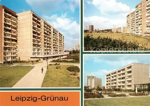 AK / Ansichtskarte Gruenau_Leipzig Alte Salzstrasse Weissendornstrasse Gruenauer Allee Gruenau_Leipzig