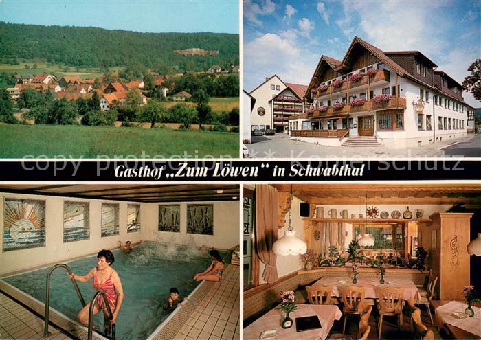 Ak Ansichtskarte Schwabthal Gasthof Pension Zum Loewen Restaurant