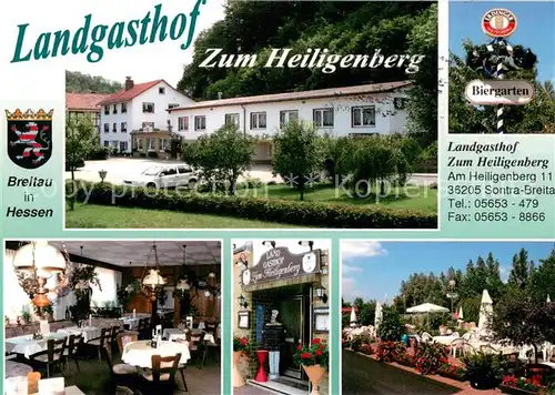 AK / Ansichtskarte Breitau Landgasthof Zum Heiligenberg Restaurant Biergarten Breitau