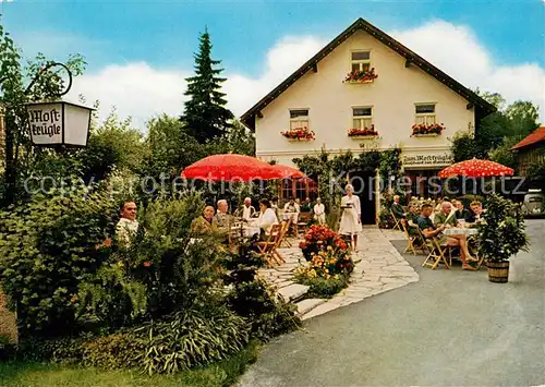 AK / Ansichtskarte Bad_Woerishofen Gaststaette Zum Mostkruegle Terrasse Bad_Woerishofen