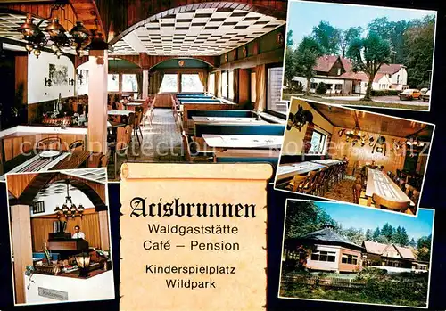 AK / Ansichtskarte Schluechtern Waldgaststaette Pension Acisbrunnen Restaurant Schluechtern