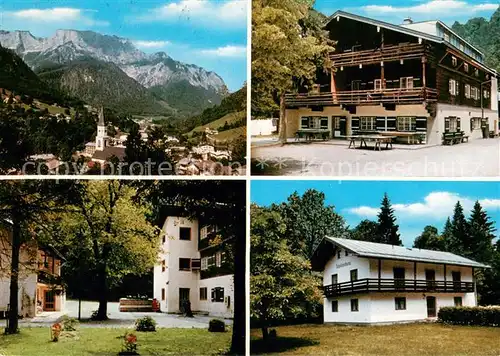 AK / Ansichtskarte Marktschellenberg Schnitzhofheim Gesamtansicht mit Alpenpanorama Marktschellenberg