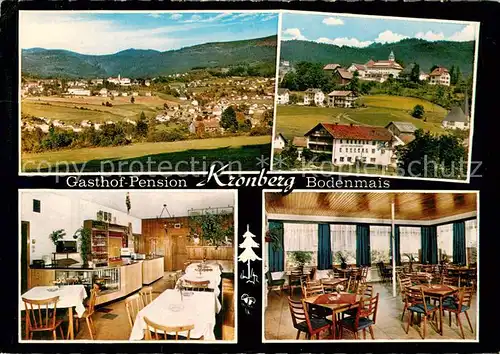 AK / Ansichtskarte Bodenmais Gasthof Pension Kronberg Panorama Luftkurort Bayerischer Wald Bodenmais