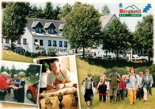 AK / Ansichtskarte Rechenberg Bienenmuehle_Osterzgebirge Berghotel Talblick Holzschnitzerei Wandergruppe Rechenberg Bienenmuehle