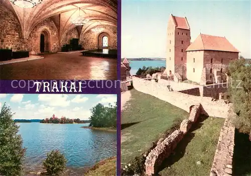 AK / Ansichtskarte Trakai Salos pilies ansamblis Trakai