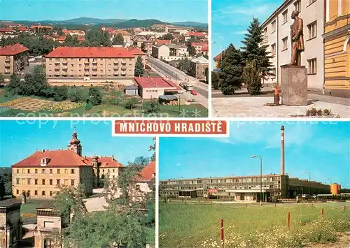 AK / Ansichtskarte Mnichovo_Hradiste Celkovy pohled Pomnik Jana Svermy Zamek Liaz Mnichovo_Hradiste
