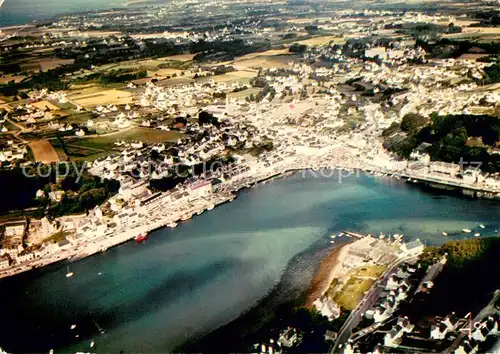 AK / Ansichtskarte Audierne Vue generale aerienne sur le port et la ville Audierne