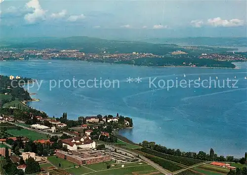 AK / Ansichtskarte Muensterlingen_Bodensee Fliegeraufnahme Muensterlingen_Bodensee