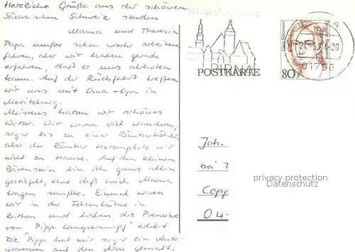 AK / Ansichtskarte Naundorf_Struppen Caritasheim St. Ursula Naundorf_Struppen