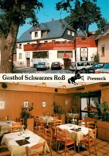 AK / Ansichtskarte Presseck Gasthof Schwarzes Ross Restaurant Presseck