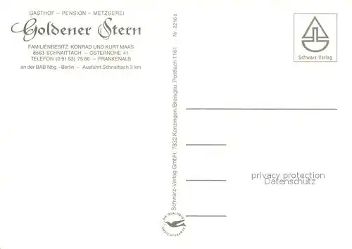 AK / Ansichtskarte Osternohe Gasthof Pension Goldener Stern Osternohe