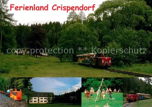 AK / Ansichtskarte Schleiz Ferienland Crispendorf im Wisentatal Pension Ferienlandeisenbahn Schleiz