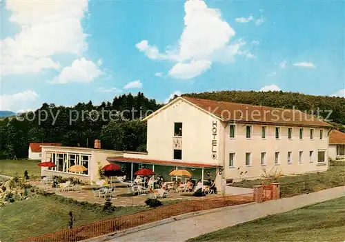 AK / Ansichtskarte Schirmitz Hotel Rebel Terrasse Schirmitz