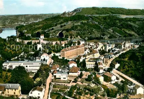 AK / Ansichtskarte Sierck les Bains_Moselle Vue generale aerienne et le Stromberg Sierck les Bains_Moselle