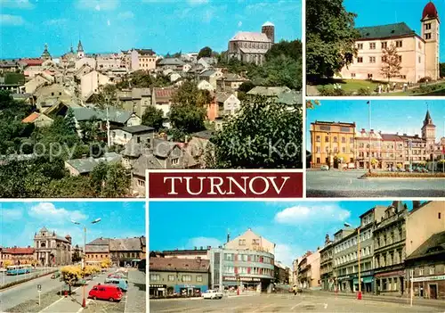 AK / Ansichtskarte Turnov Jizery a je branou do Hruoskalskeho Ceskem raji Pozoruhodnosti je Muzeum Ceskeho Zamek Hruby Rohozec Turnov