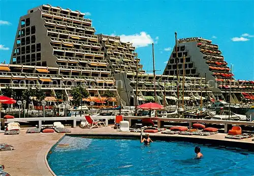 AK / Ansichtskarte La_Grande Motte Le quai d Honneur La_Grande Motte